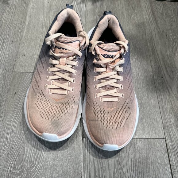 Hoka One One Womens Hupana EM 1099737 DPMIN Pink Running Shoes Sneakers Sz 6.5 - Picture 2 of 9